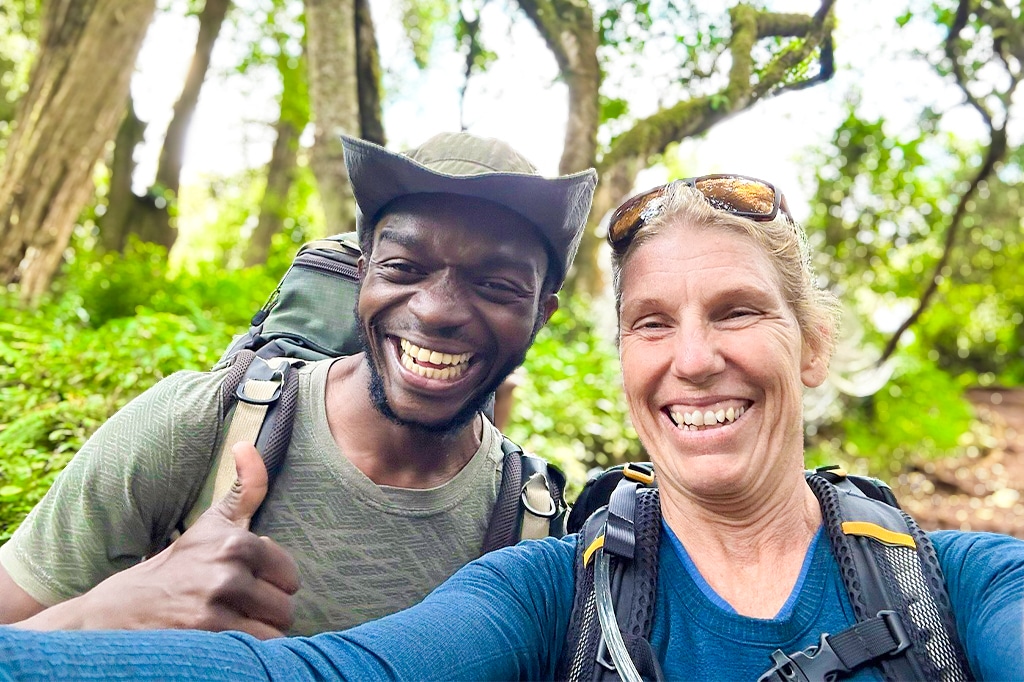 Mountain guides on the Kilimanjaro Marangu Route