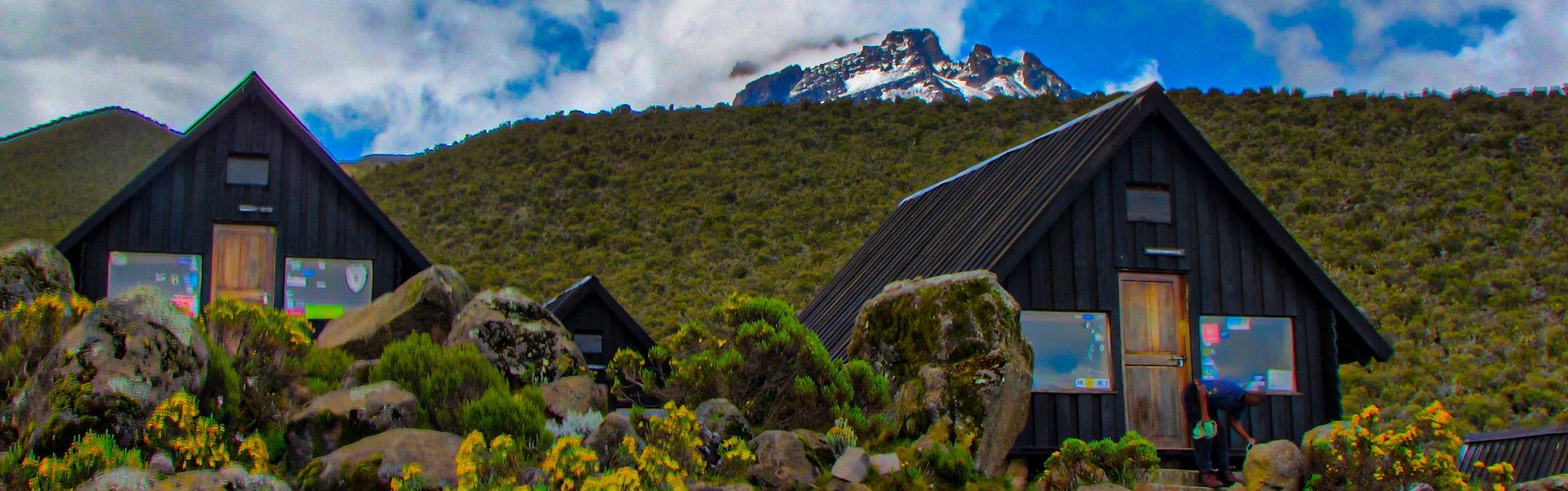 Climbers on the Kilimanjaro Marangu Route
