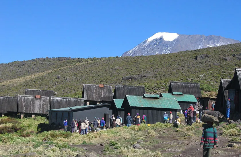 The Kilimanjaro Marangu Route and mountain huts