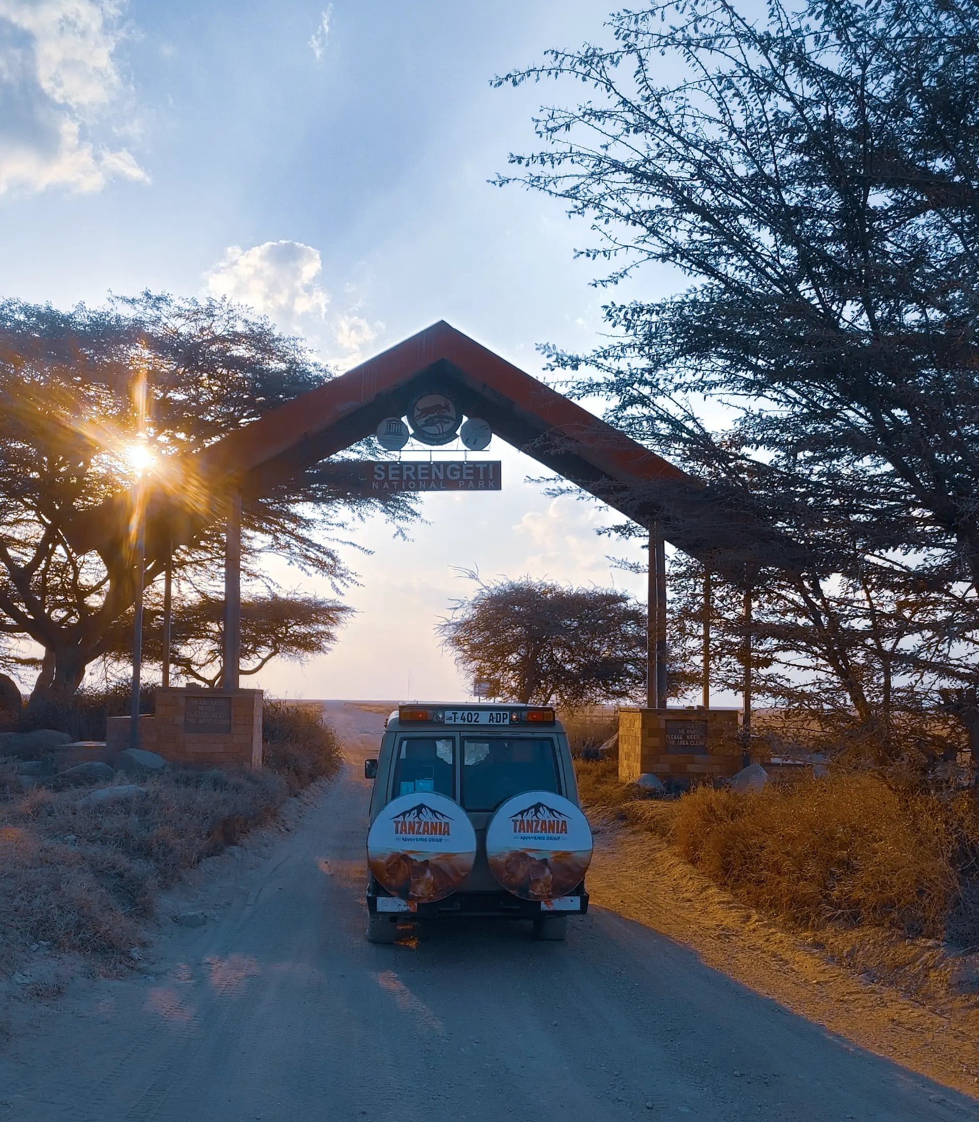 Road journey through Ngorongoro