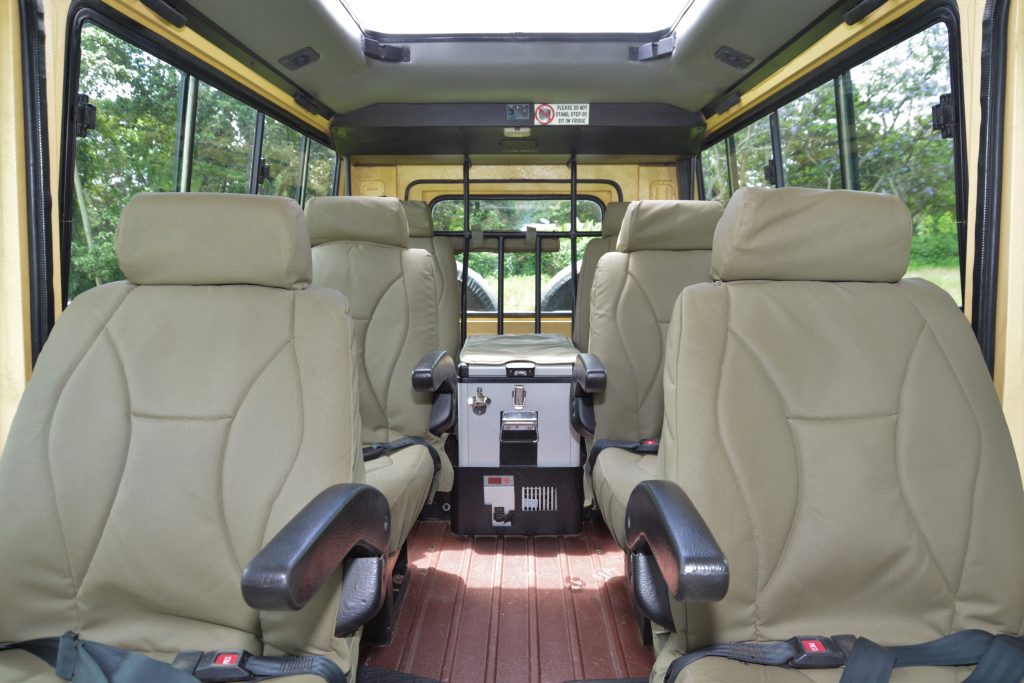 Vehicle seating and group size