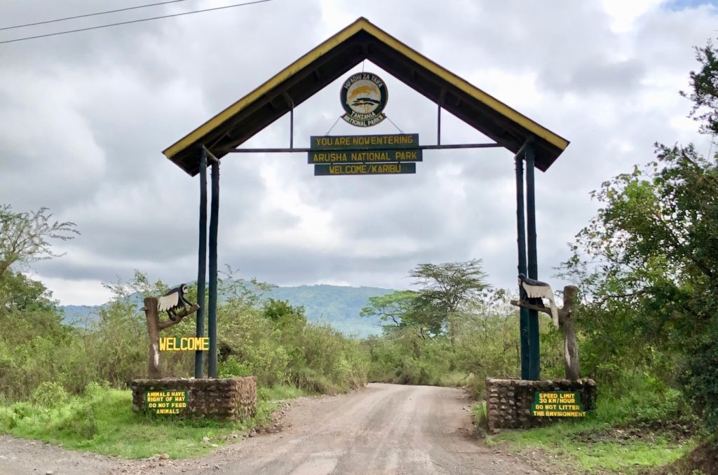 Arusha NP entrance fee