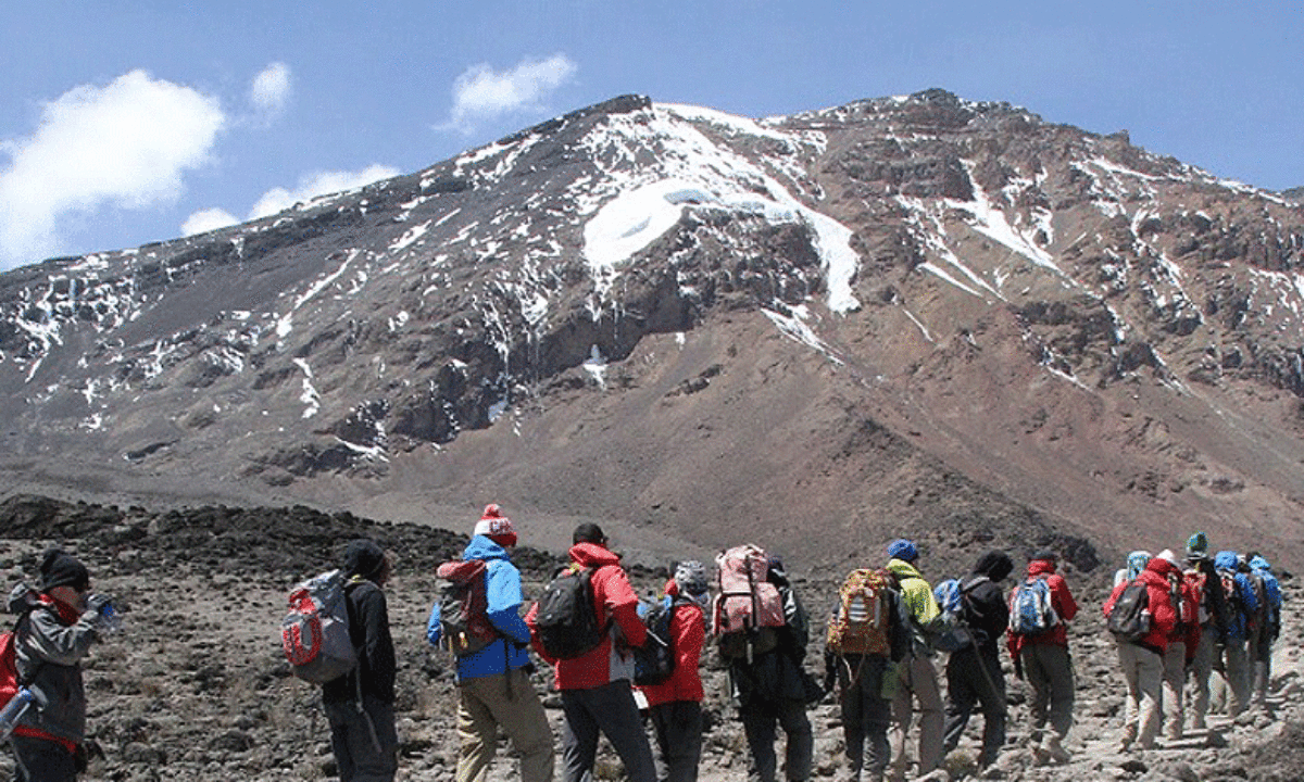 Umbwe Route February Climbing Conditions and Temperature