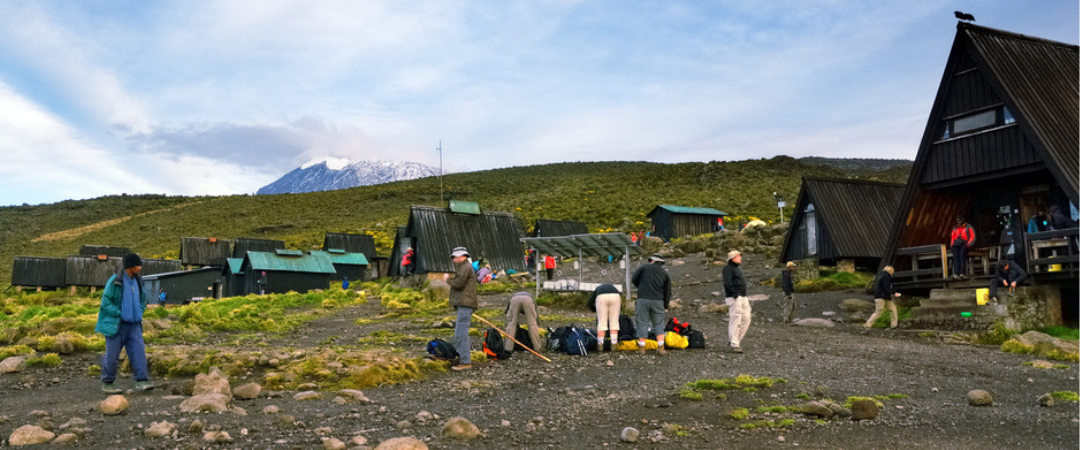 Marangu Route Hut on Kilimanjaro